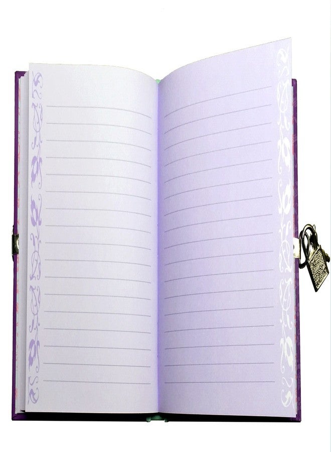 إيبو eeBoo: دفتر يوميات يونيكورن بغلاف مقوى مع قفل ومفتاح، طريقة مثالية لممارسة الامتنان واليقظة الذهنية، غلاف وظهر من رقائق معدنية، مثالي للأعمار من 5 سنوات فما فوق - Image 2